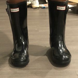 Women's Original Short Gloss Rain Boots: Black